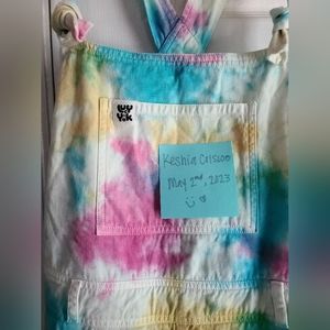 Lucy & Yak Limited Edition Jimmy Organic Cotton Dungarees in Tie Dye